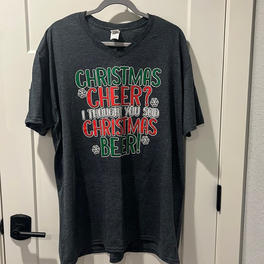 Christmas beer men’s tshirt
